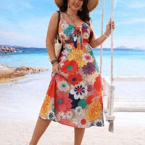 Tropical Retro Dress